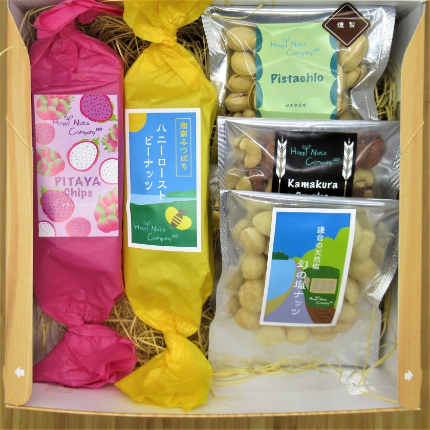 ナッツ・ドライフルーツ】ピタヤ＆おつまみナッツ5種セット 環境配慮