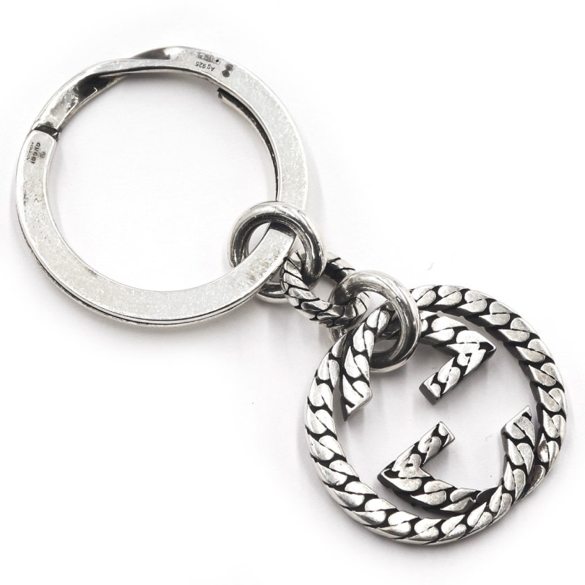 正規品 グッチ インターロッキング キー ホルダー リング 鍵【SY14170