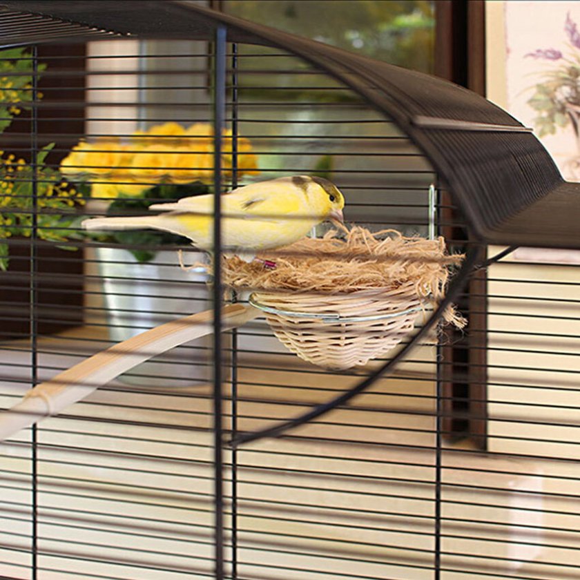 イタリアferplast社製 鳥かご おしゃれ カント ブラック Cant Black 鳥