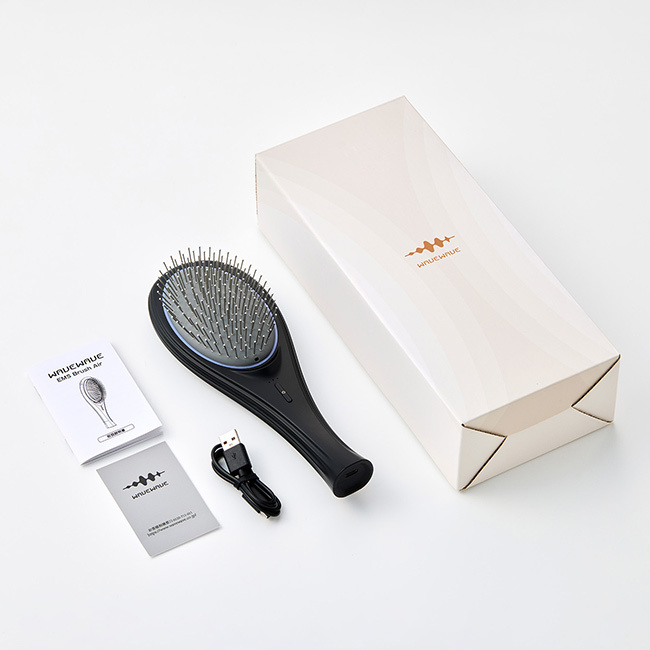 WAVEWAVE EMS Brush Air ブラッシュエアー[ヘアブラシ 頭皮ケア ブラシ