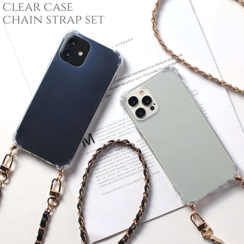 iphone14 ケース ショルダーストラップ クリア iphone14Pro