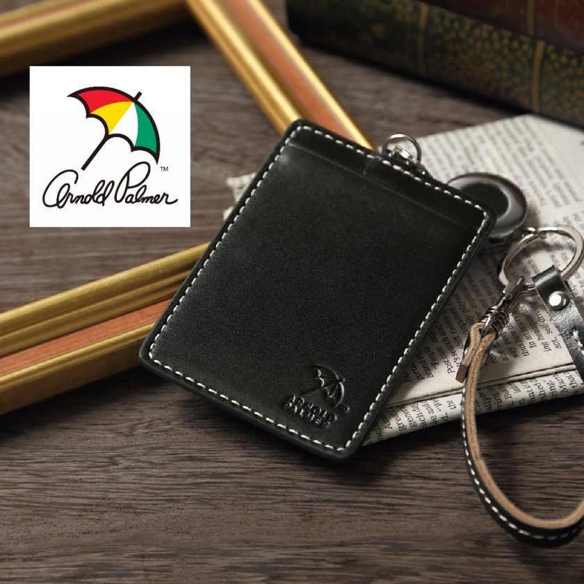 パスケース リール付き 定期入れ レディース メンズ 本革 シンプル