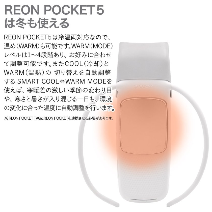 レオンポケット 5 ソニー SONY ウェアラブルサーモデバイス センシング