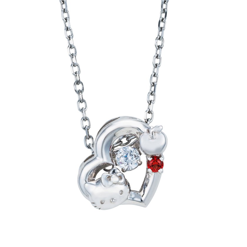 送料無料】【即日発送】ハローキティ ダンシングストーンネックレス