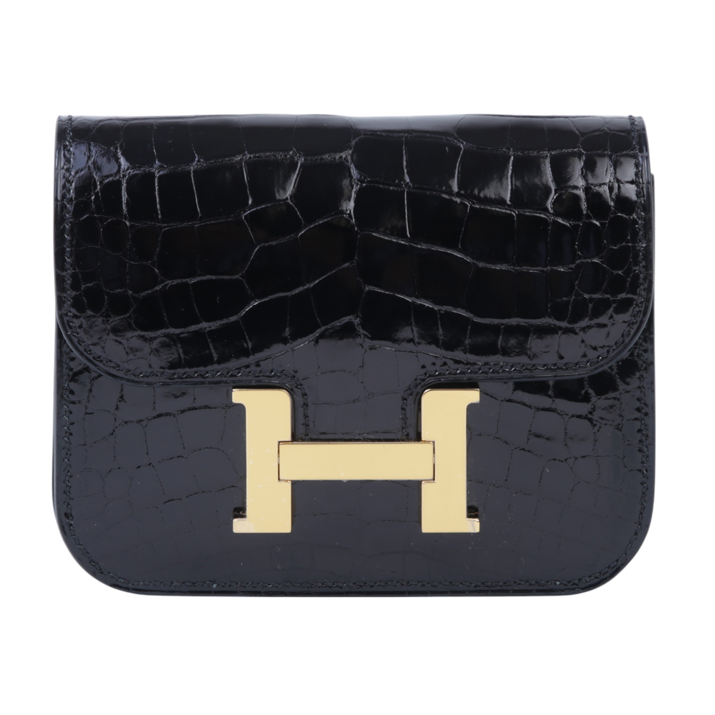 ランク N 新品 HERMÈS エルメス コンスタンススリム ブラック (89