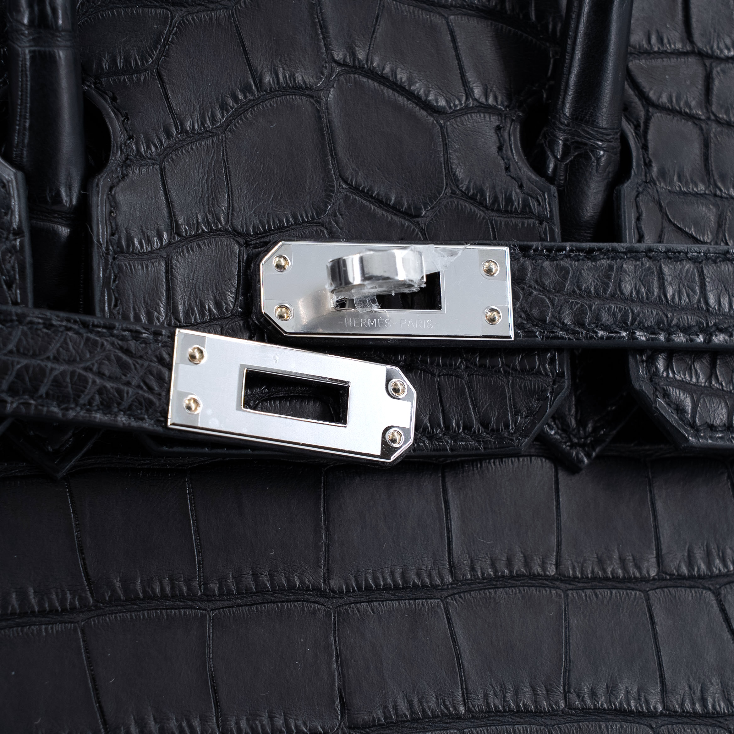 Brand New ( Rank N ) HERMÈS Birkin 25 Sellier Noir (89) Matte