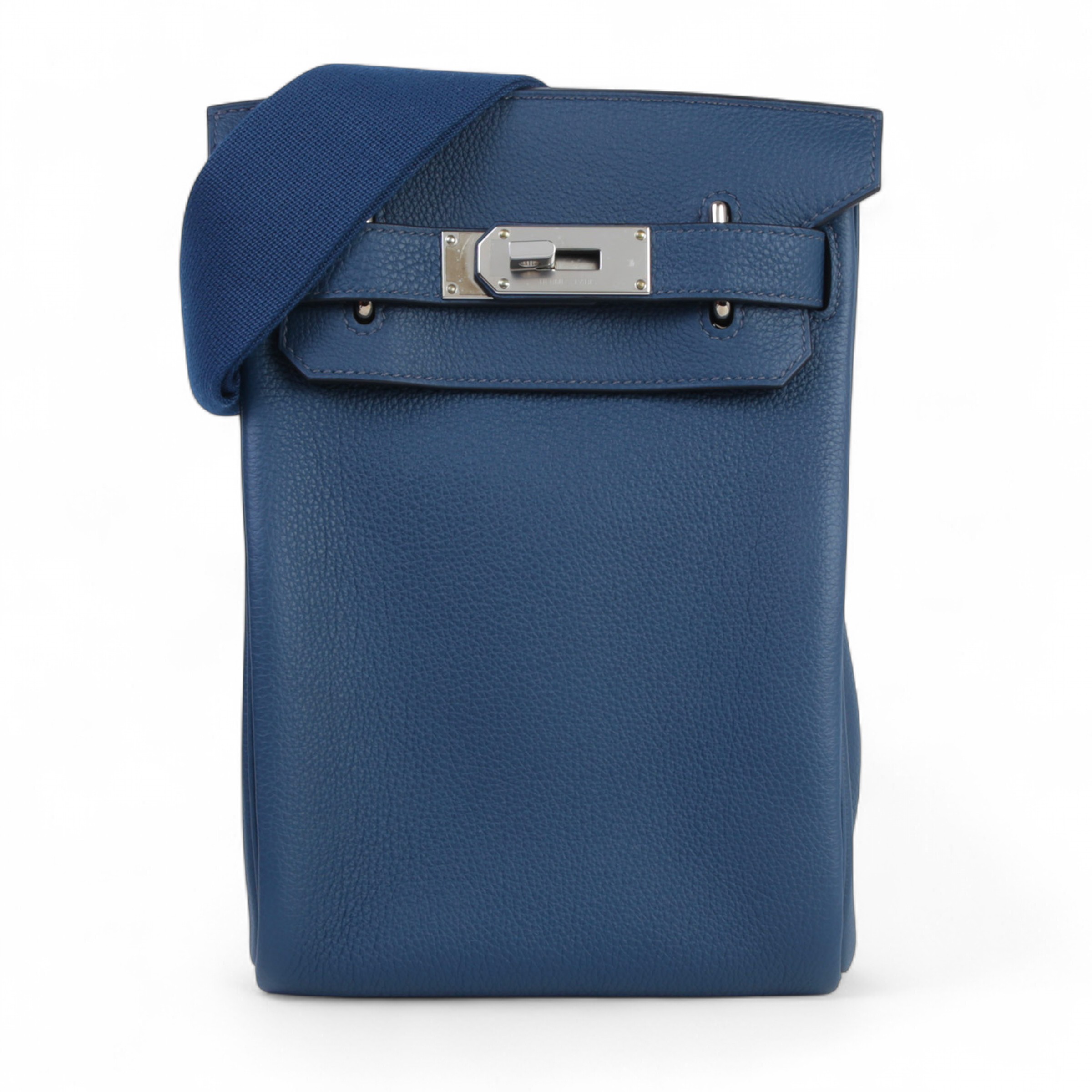 ランク N 新品 HERMÈS エルメス アッカドPM ブラック ブルーニュイ (2Z