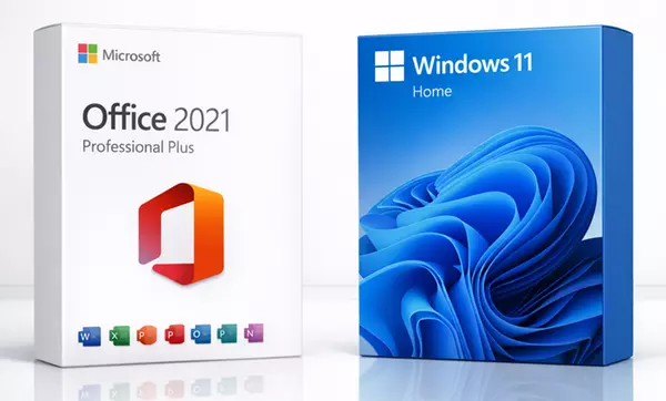 Microsoft Office Lifetime 2021 or 2019 with Windows 11 Pro Bundle