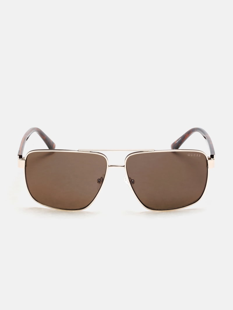 Metal Navigator Sunglasses | GUESS Factory Ca