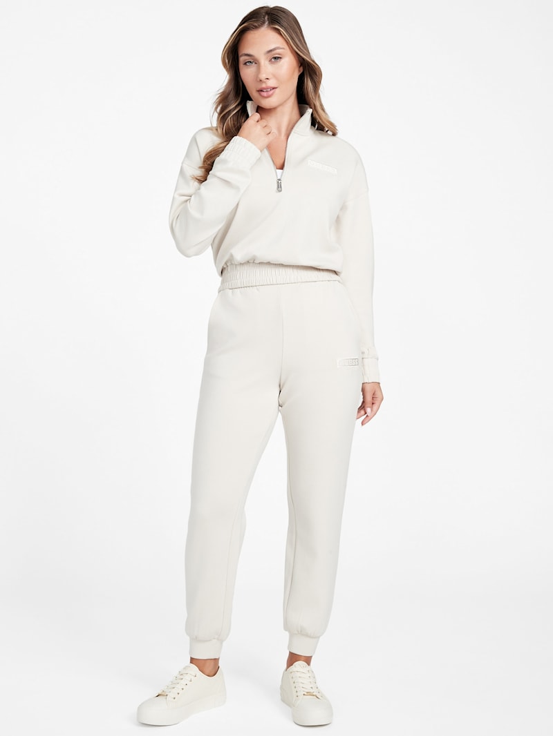 Carly Logo Half-Zip Pullover | GUESS Factory