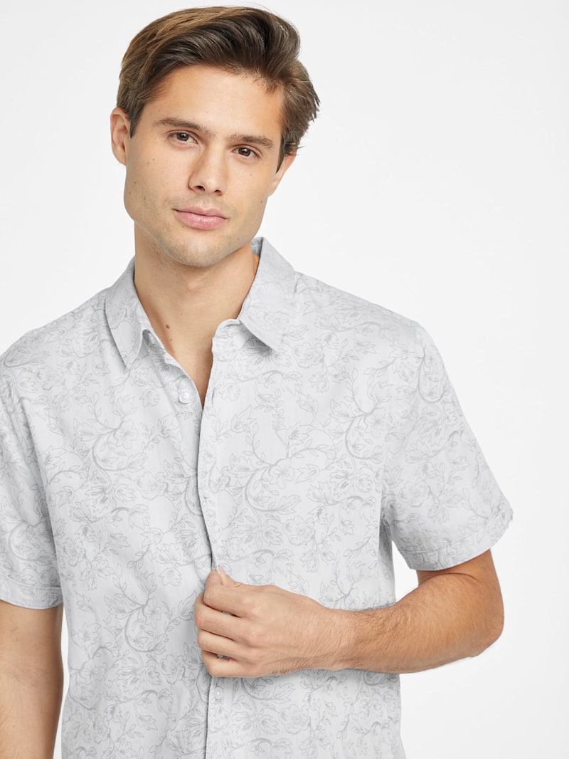 Jonas Jacquard Shirt | GUESS Factory