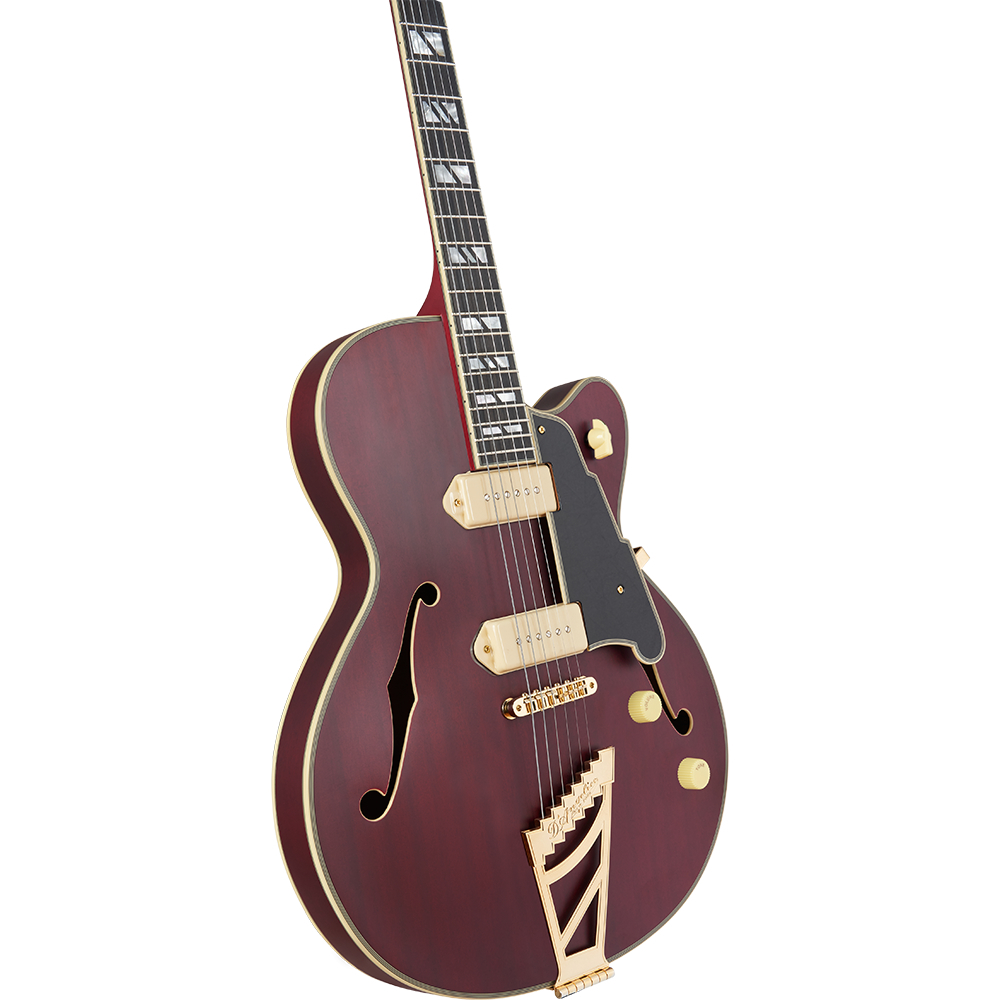 D'Angelico ディアンジェリコ Deluxe 59 Satin Trans Wine エレキ