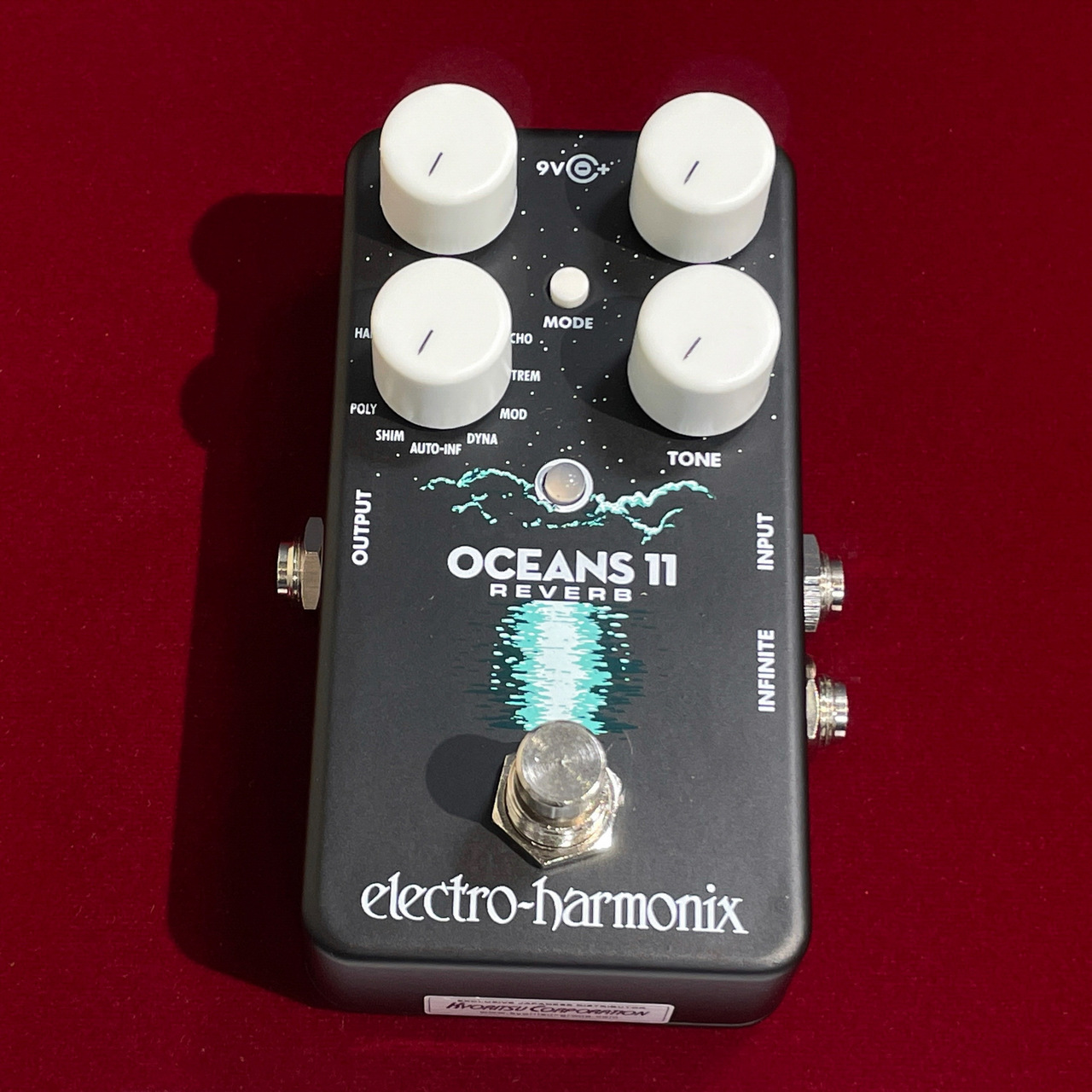 Electro-Harmonix Oceans 11 【11種マルチリバーブ】【9Vアダプター