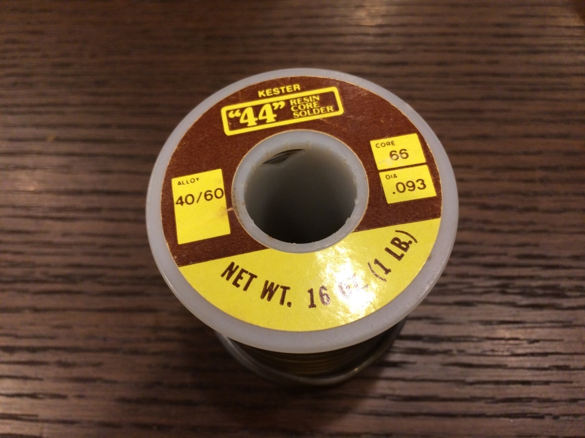 Vintage Kester ビンテージ Kester44 ハンダ 1.5m（ビンテージ/送料