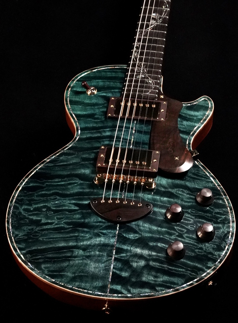 Bizen Works Grain Jacaranda Neck,Premium Grade Quilted Maple Body