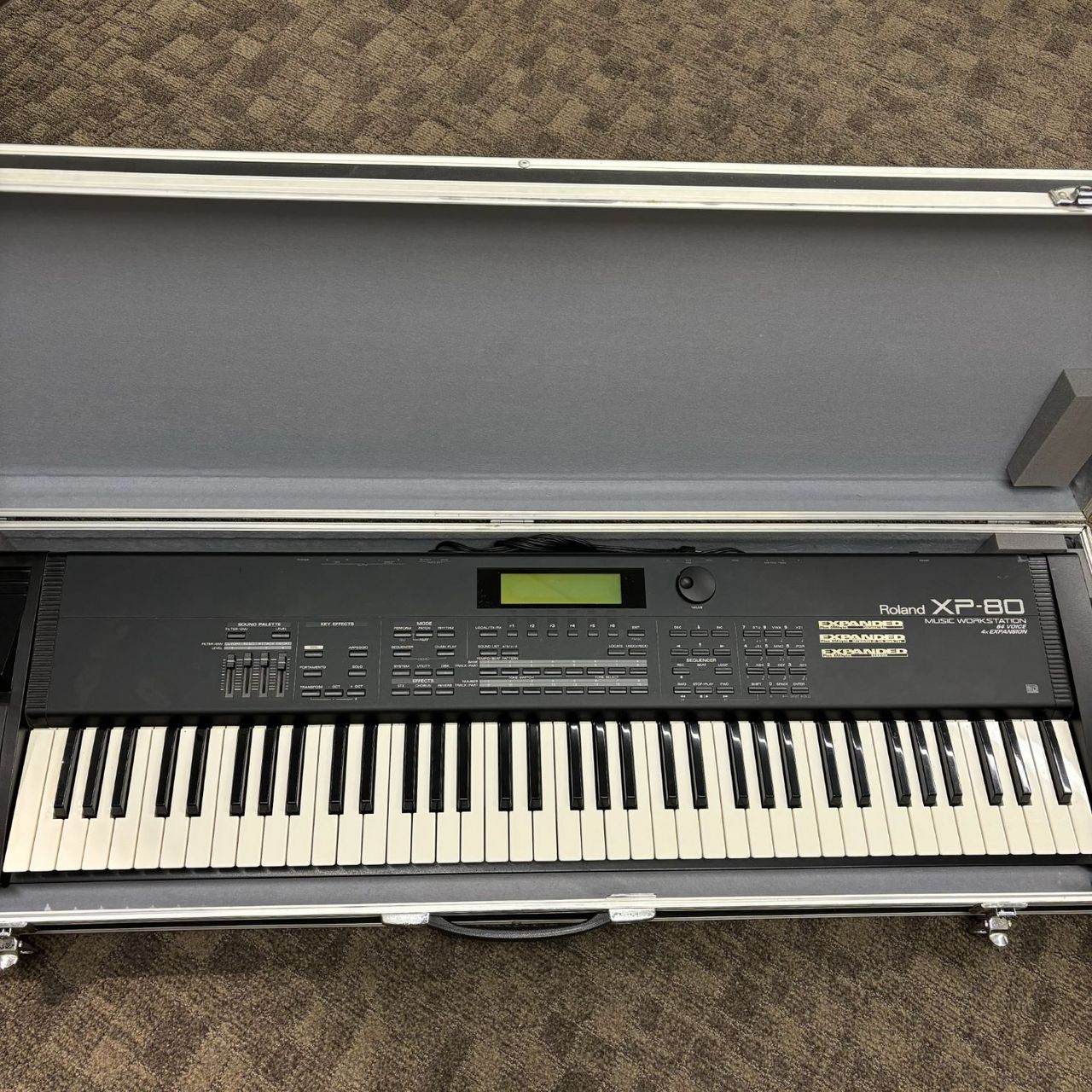動作良好】Roland XP-80 シンセサイザー 76鍵盤 ソフトケース付き 動作