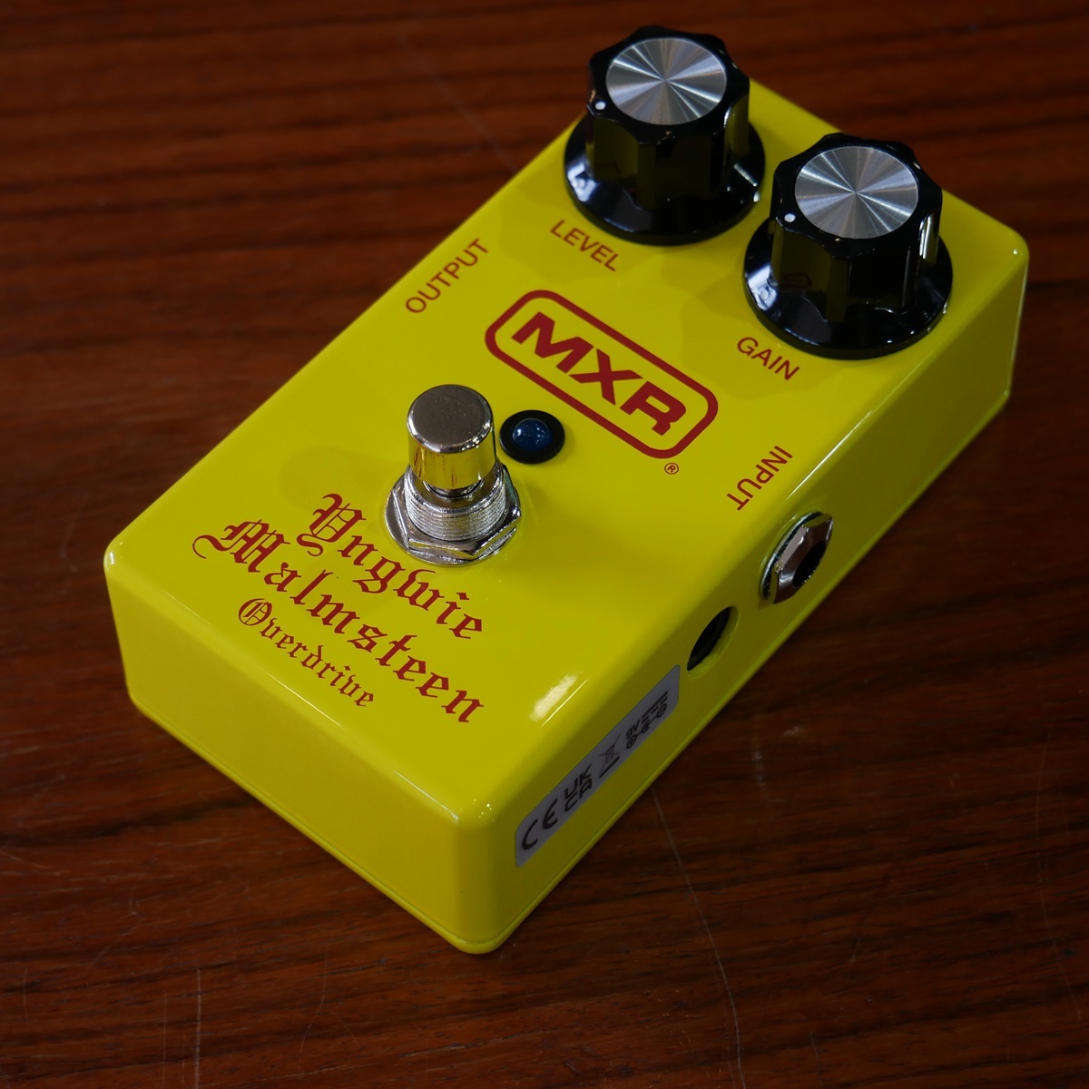 MXR YJM308S / YNGWIE MALMSTEEN OVERDRIVE LIMITED EDITION Yellow