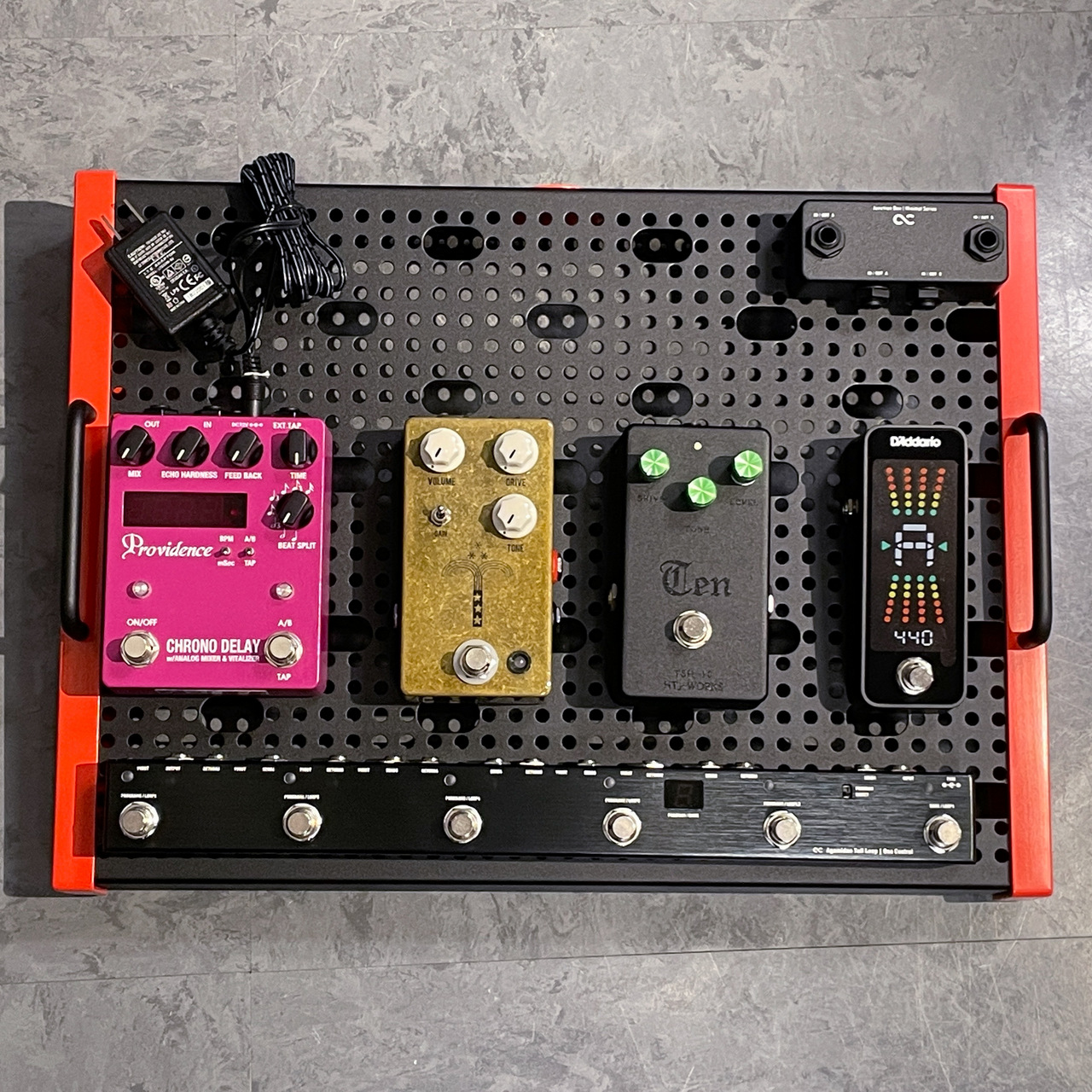 TEMPLE AUDIO DESIGN DUO-17 Red 【ソフトケース+エフェクトボード