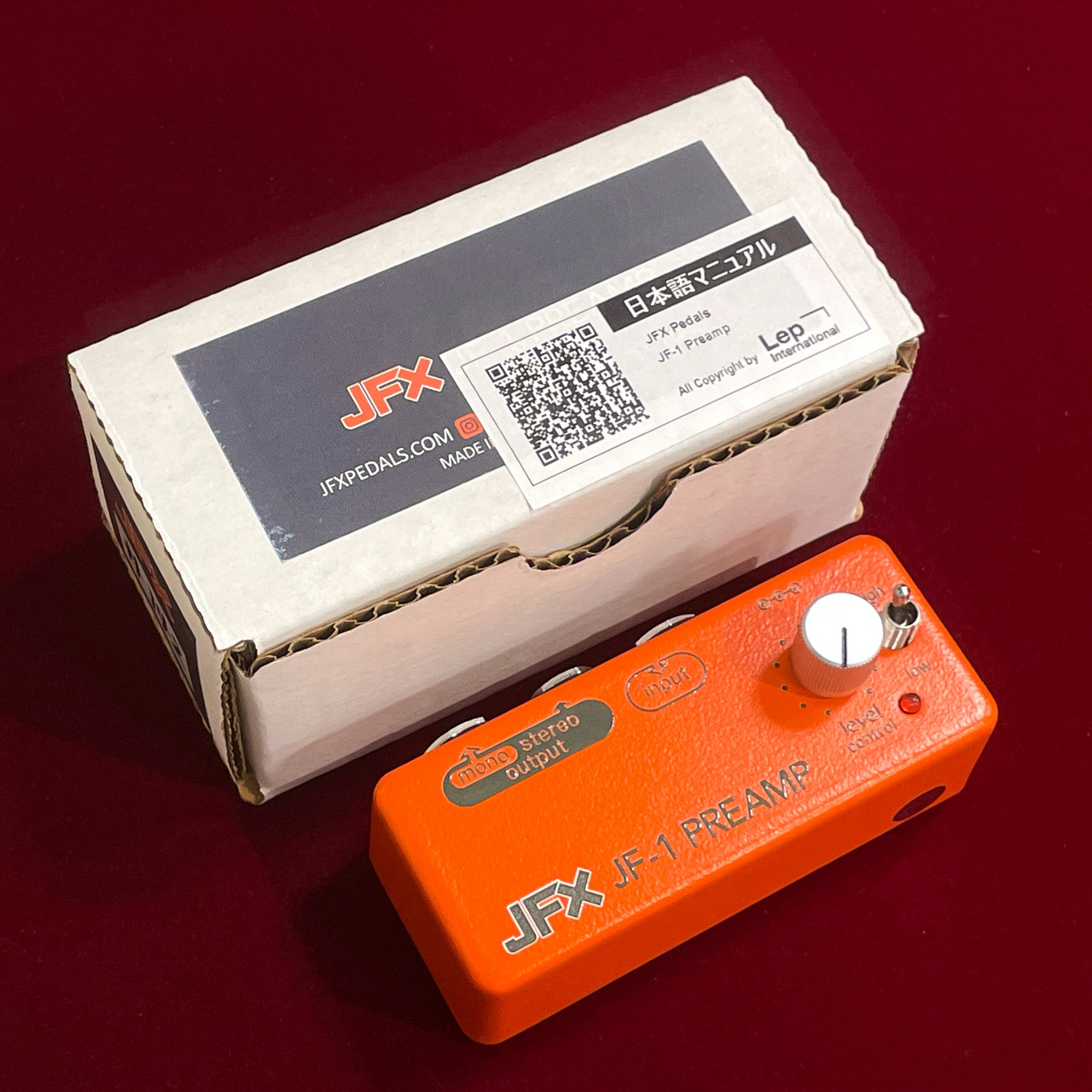 JFX Pedals JF-1 Preamp 【ミニ筐体のCE-1プリアンプ】（新品/送料無料