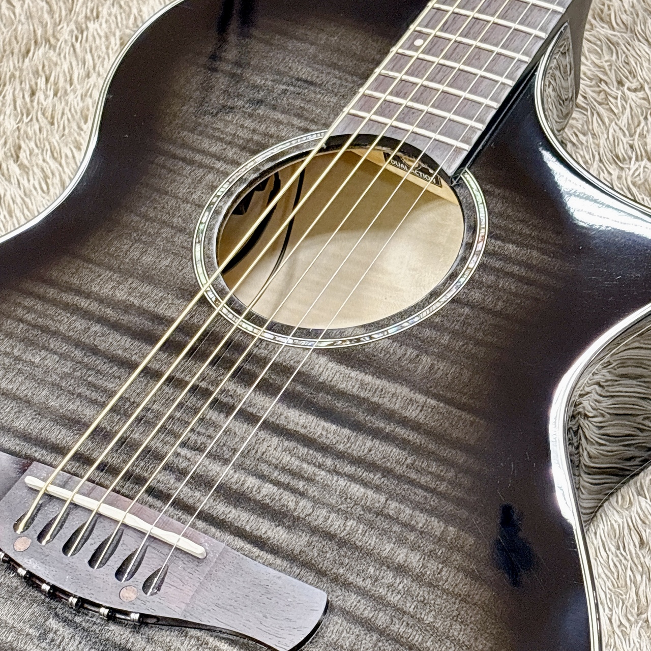 Ibanez AEWC400 / TKS (Transparent Black Sunburst High Gloss