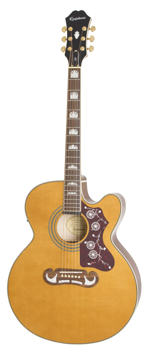 美品！Epiphone EJ-200SCE エレアコ ステレオ出力可 トップ単板 美品