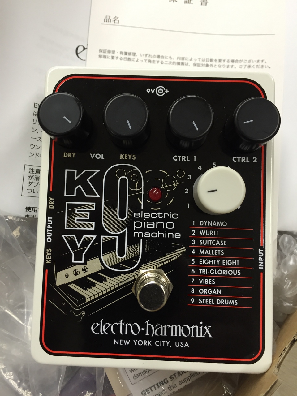 Electro-Harmonix KEY9 Electric Piano Machine（新品/送料無料