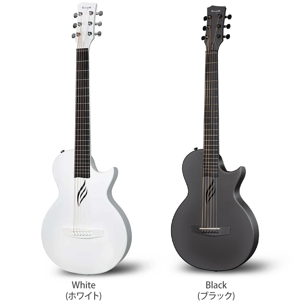 Enya NOVA GO Black アコースティックギター 軽量 薄型ボディ ケース