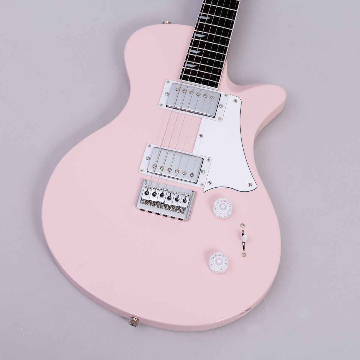 改造！ミニピンク エレキギター ハムバッカー搭載！ 改造！ミニピンク