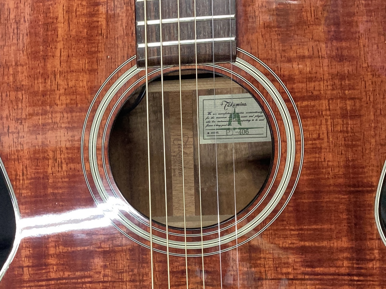 Takamine PT-406 (タカミネ エレアコ 1998年製)（中古）【楽器検索