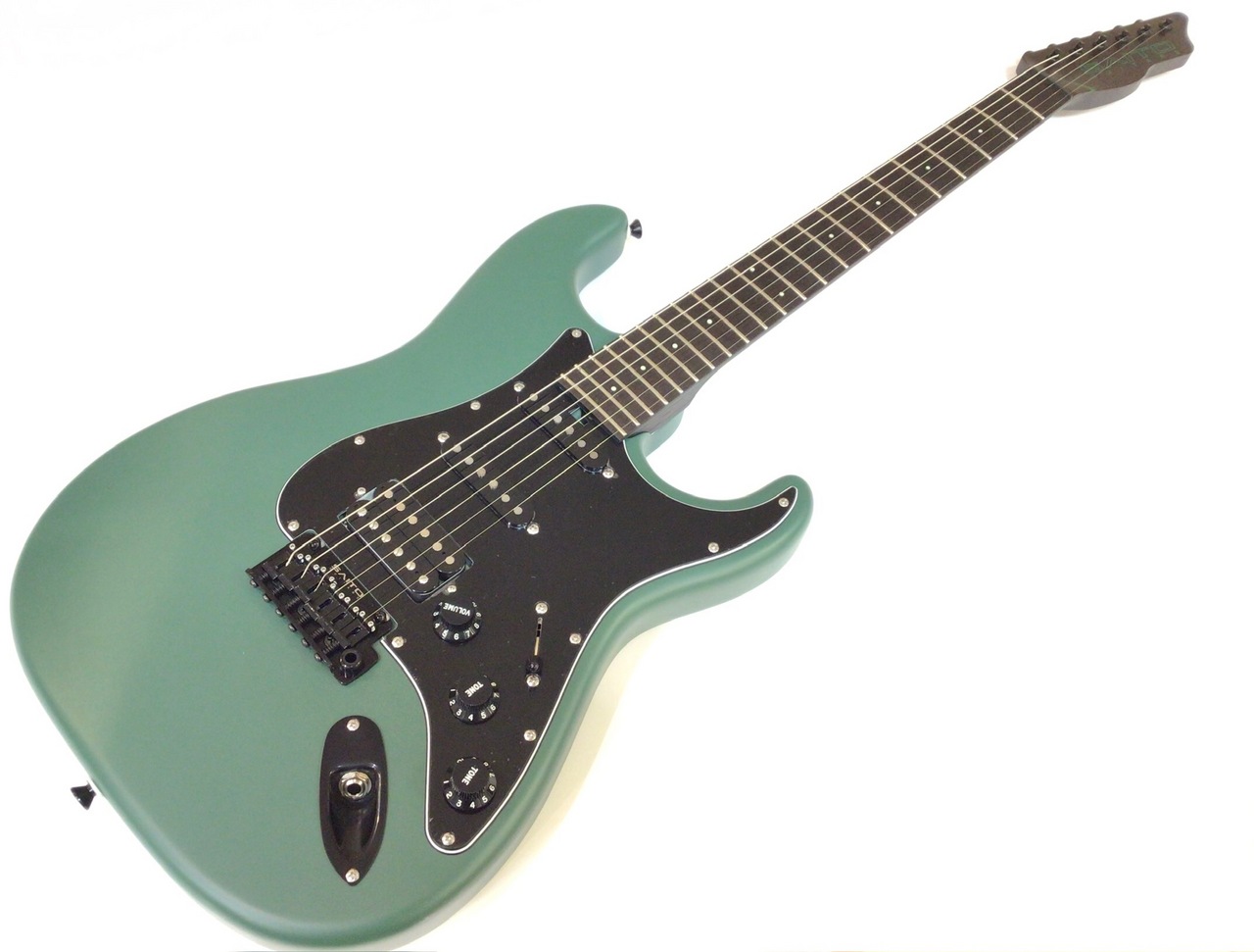 SAITO GUITARS S-622CS HSS – Moss Green w/Black HW, Wenge Neck 【1