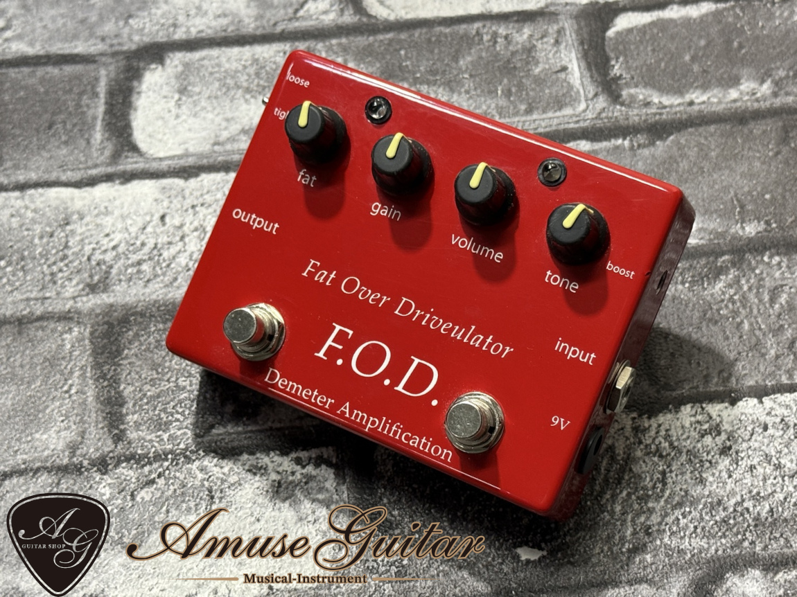 Demeter Amplification Fat Over Driveulator F.O.D.【Overdrive】w
