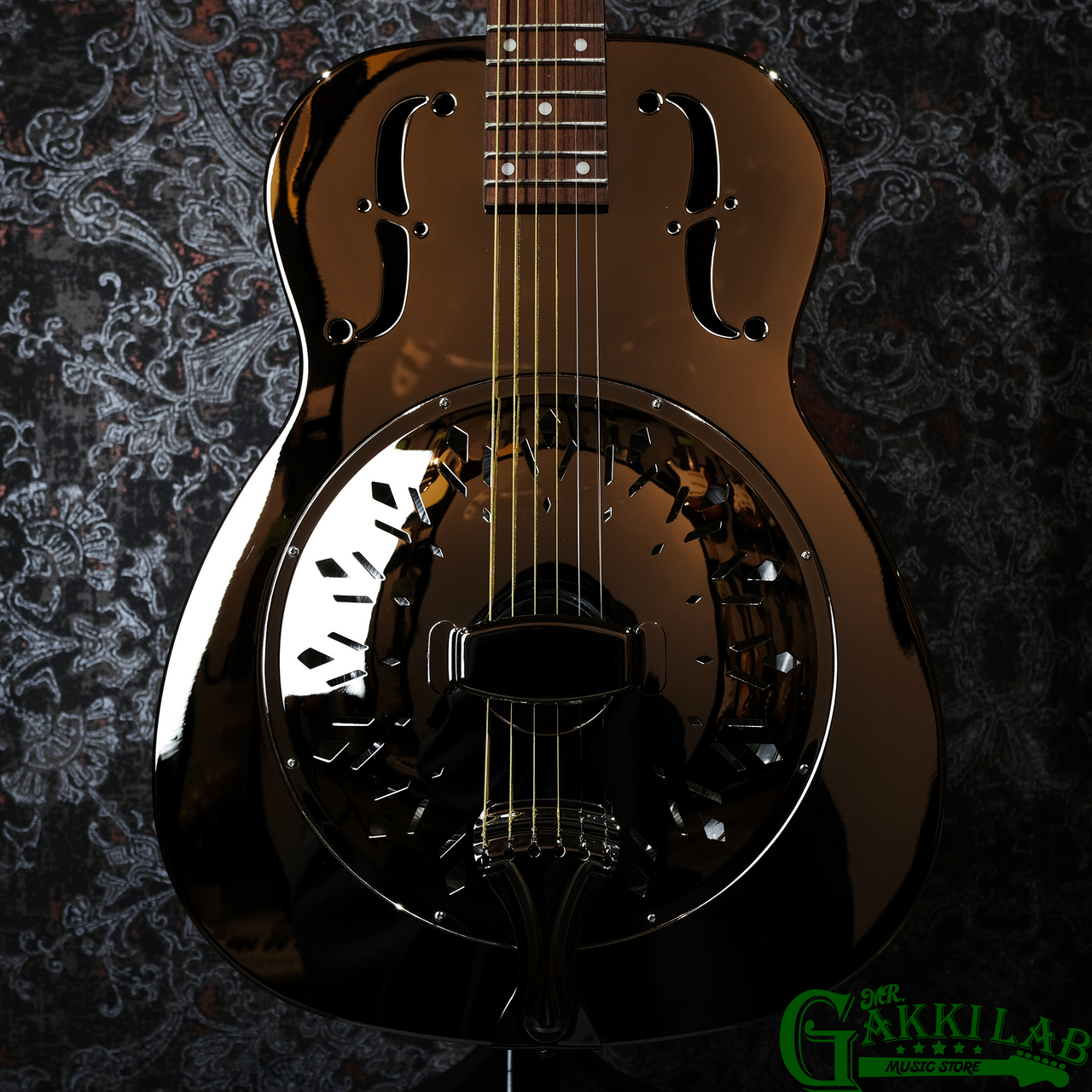 Epiphone Dobro Hound Dog M-14 Metal Body Round Neck / Nickel【現物