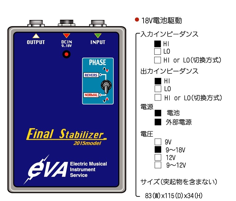 EVA EVA電子 Final Stabilizer FS-X（新品/送料無料）【楽器検索