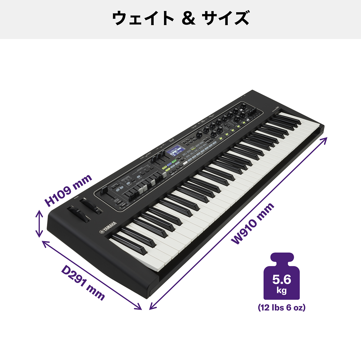 YAMAHA CK61 シンプルセット 必要なアクセサリが付属 ステージ