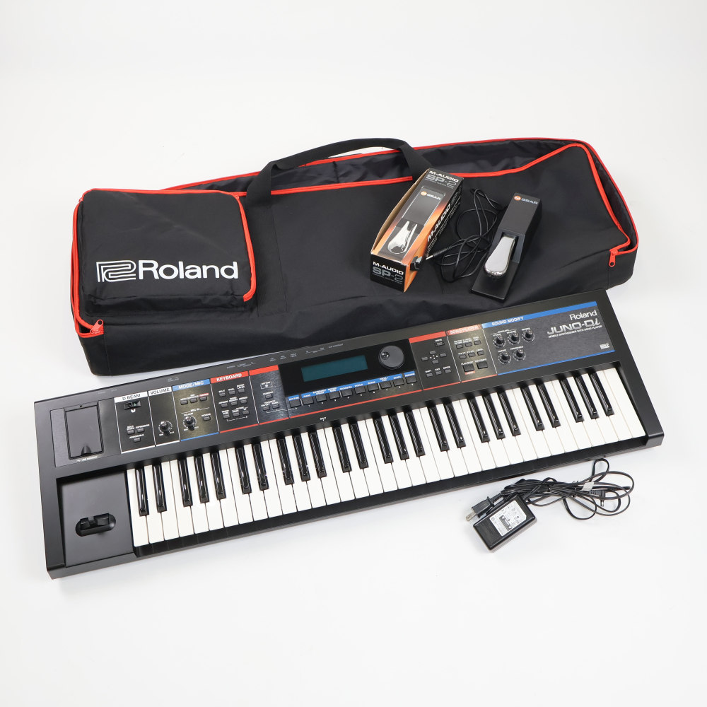 中古 Roland ローランド JUNO-Di シンセサイザー 61鍵 ホワイト 鍵盤