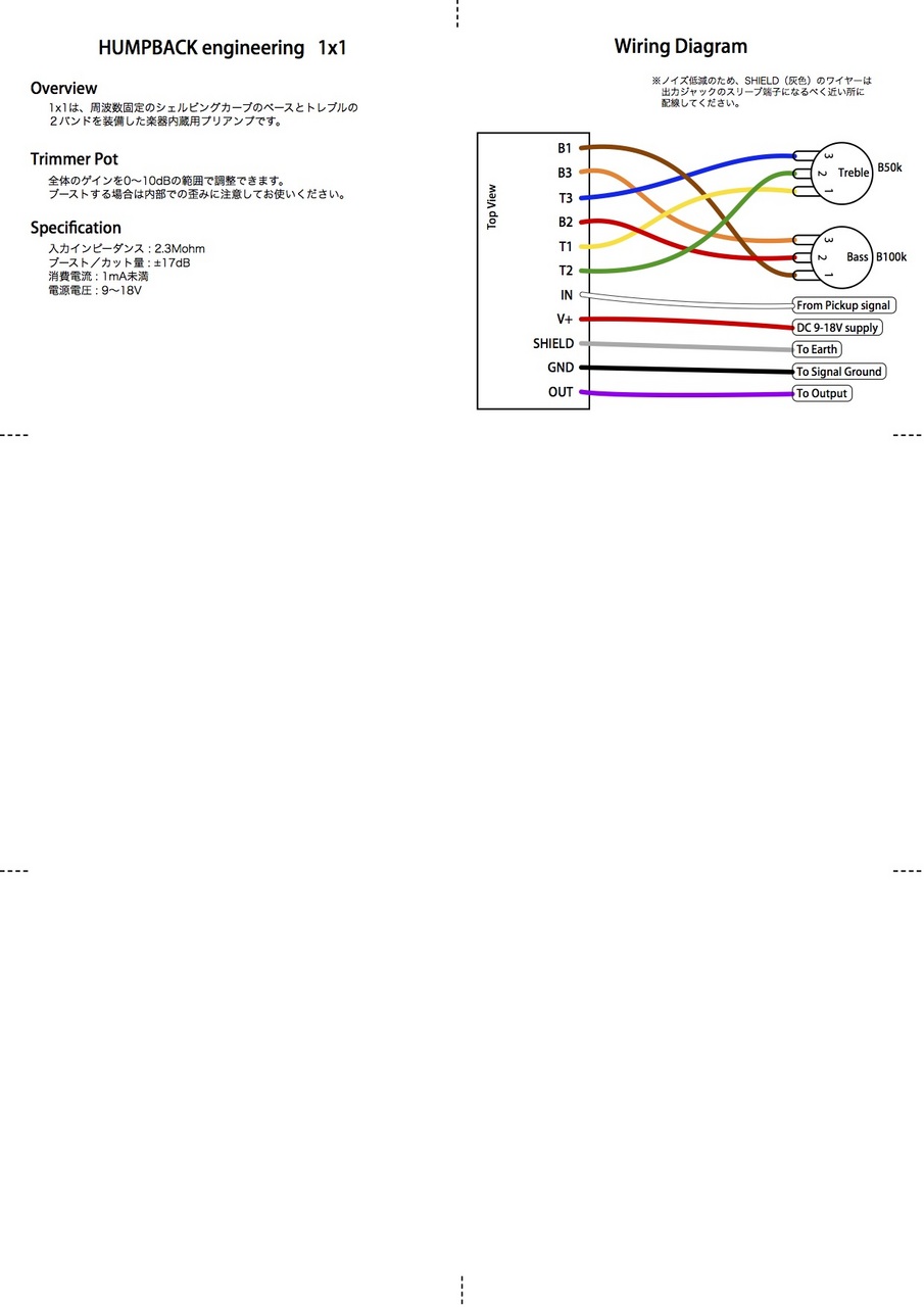HUMPBACK ENGINEERING 1x1（新品）【楽器検索デジマート】