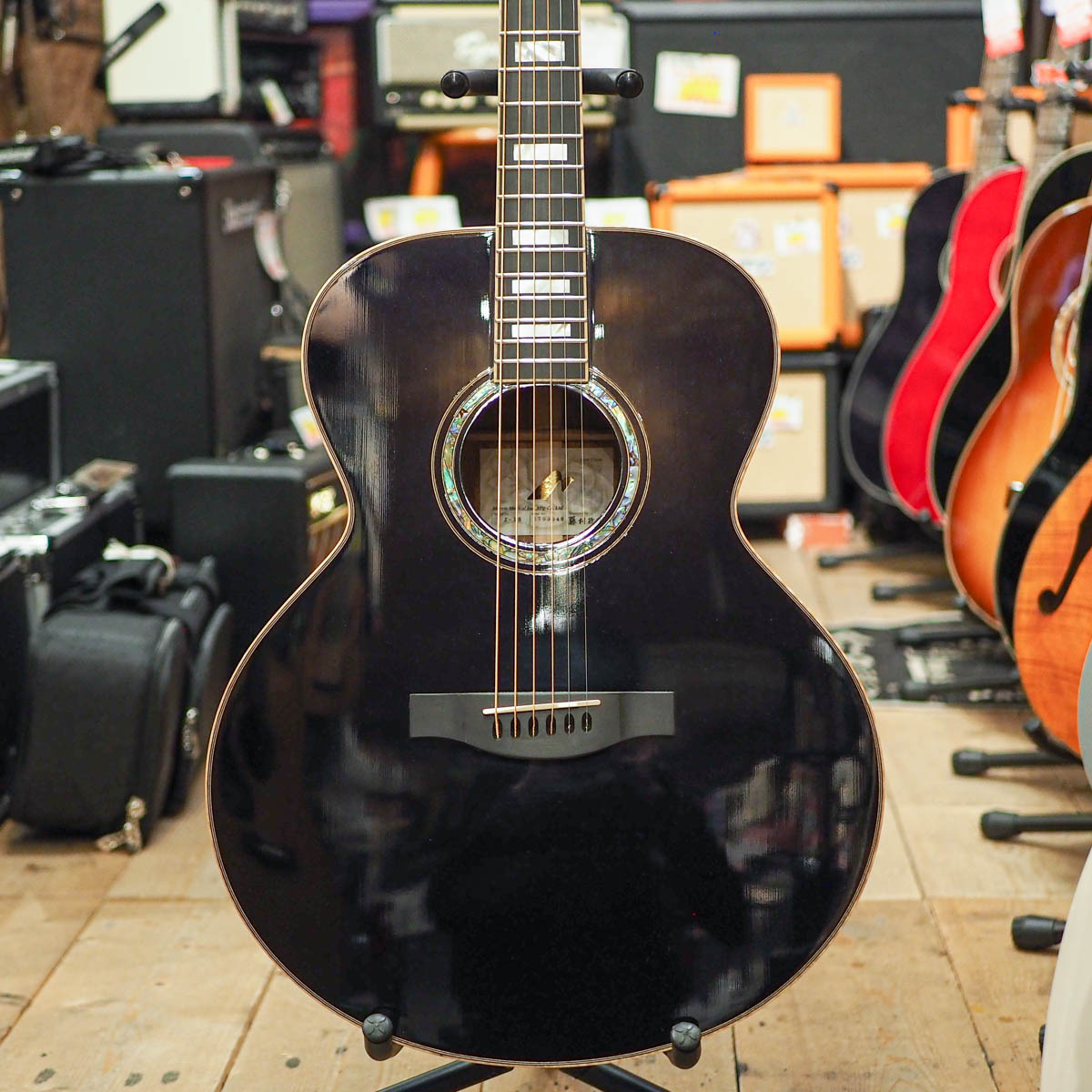 Morris アコースティックギター W-18 程度良い 音も良い Morris