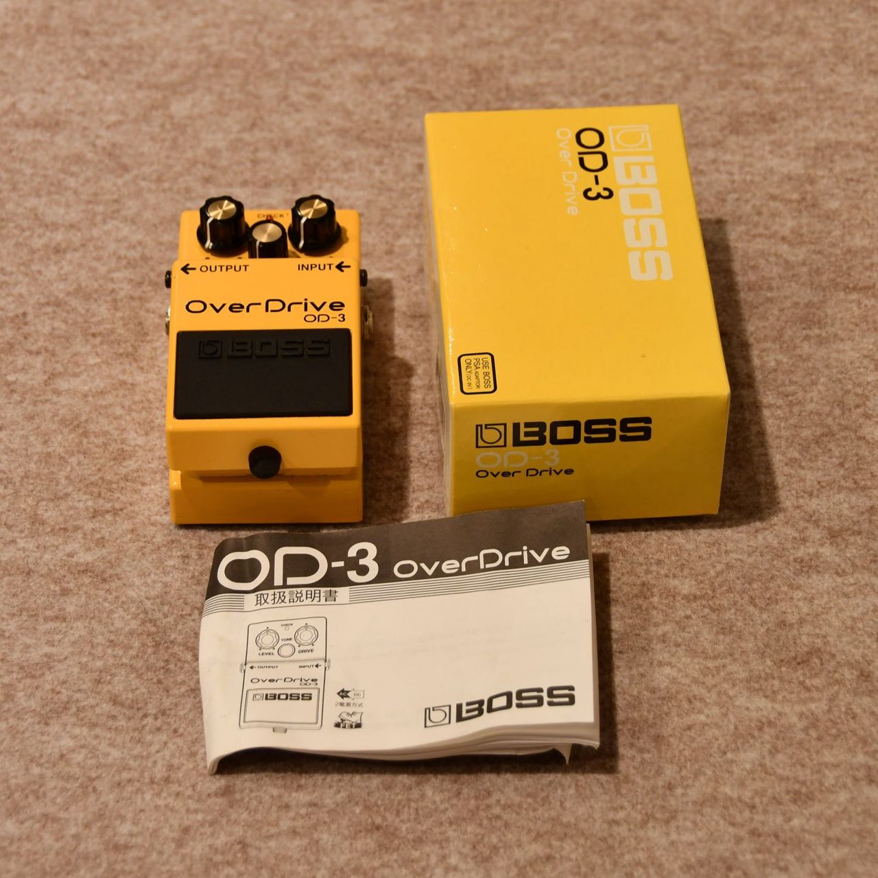 97年9月製造 ZKシリアル BOSS OD-3 エフェクター 元箱付き】BOSS OD-3
