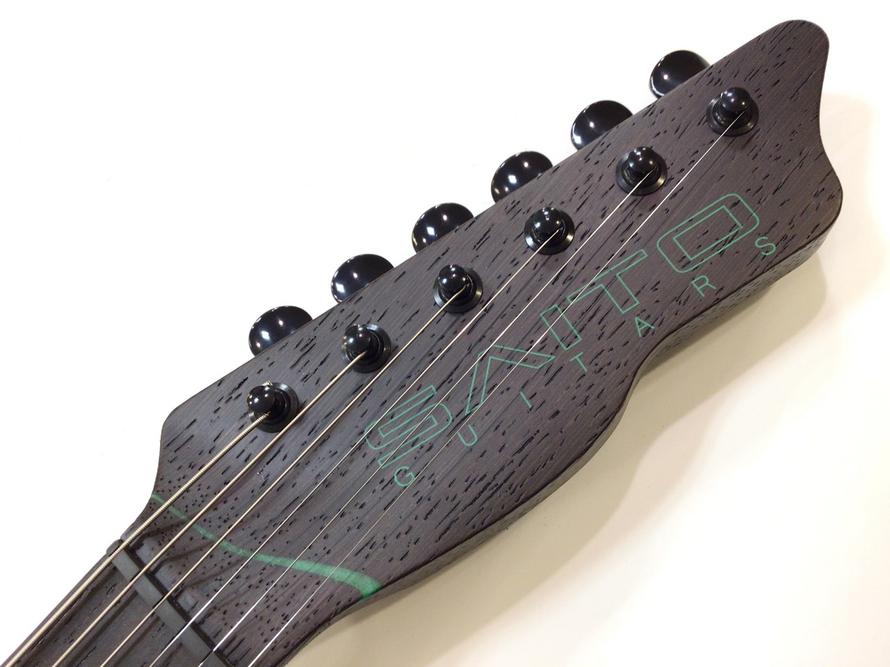 SAITO GUITARS S-622CS HSS – Moss Green w/Black HW, Wenge Neck 【1