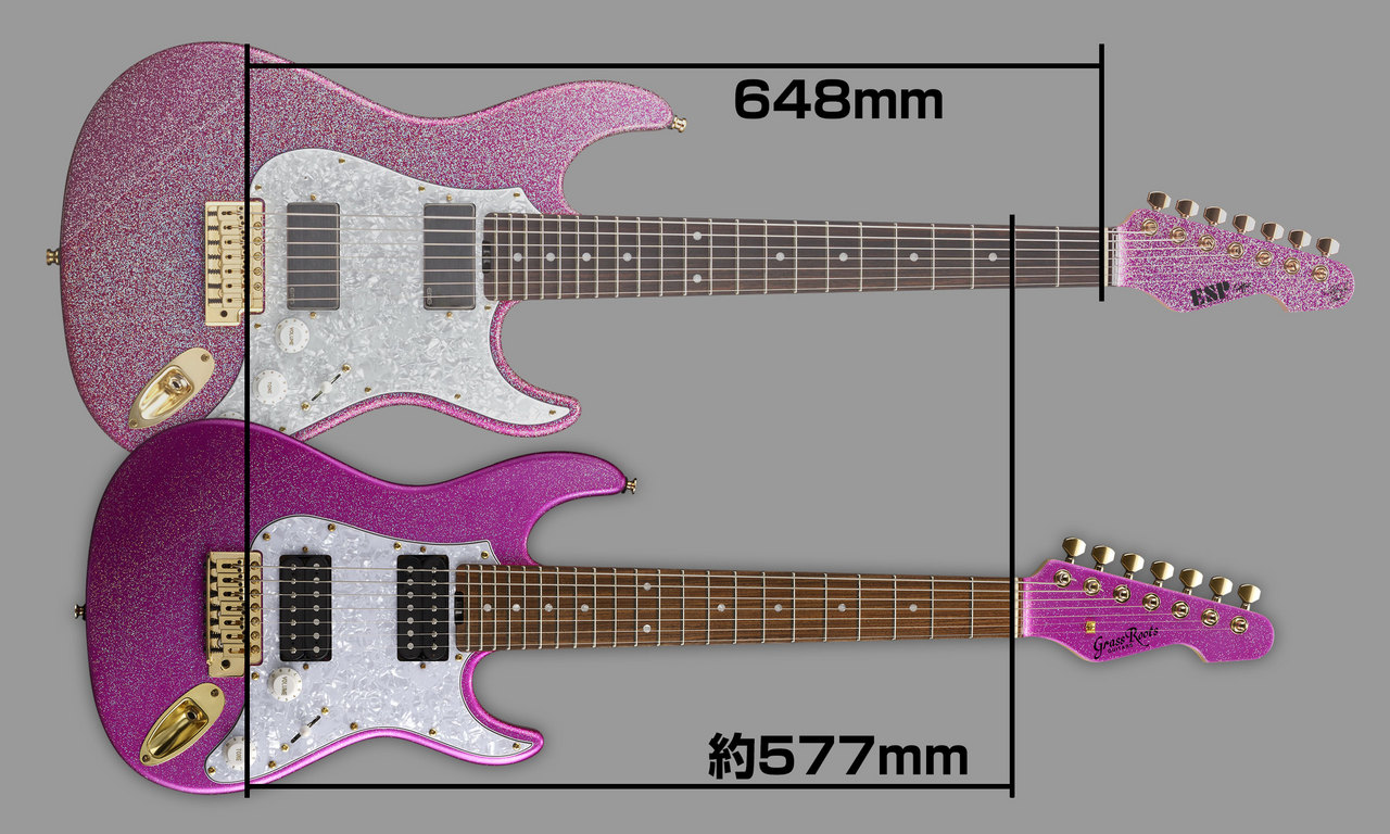 GrassRoots エレキギター ピンク GrassRoots G-SNAPPER-DX Fuji Purple