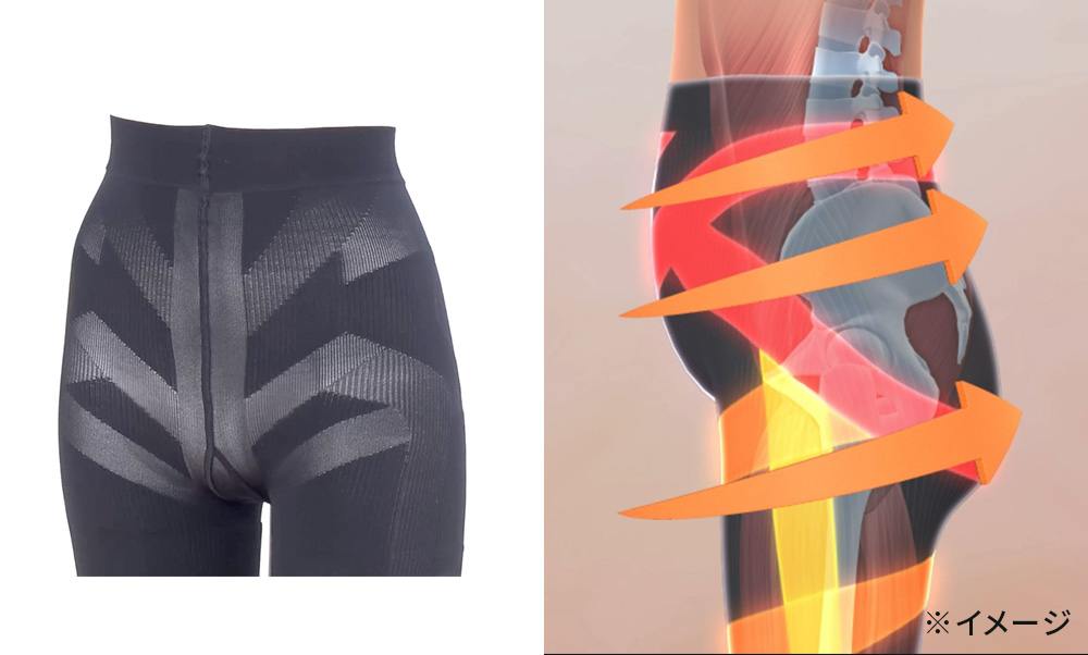 樫木裕実がたどり着いた どんどん動ける エアリースパッツ 同色・同