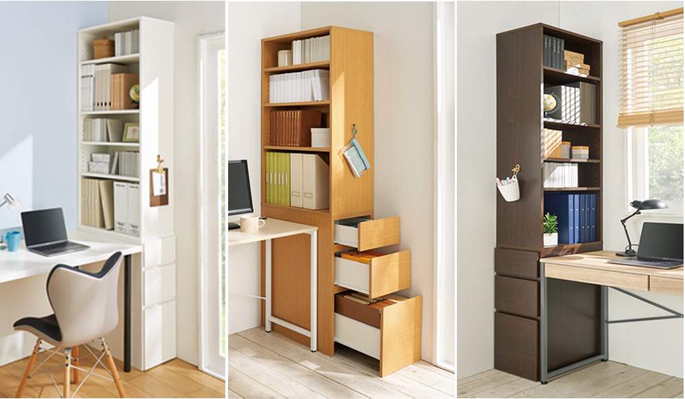 dショッピング |≪高さ180cm≫ デスクサイド収納ラック 幅30奥行46.5cm