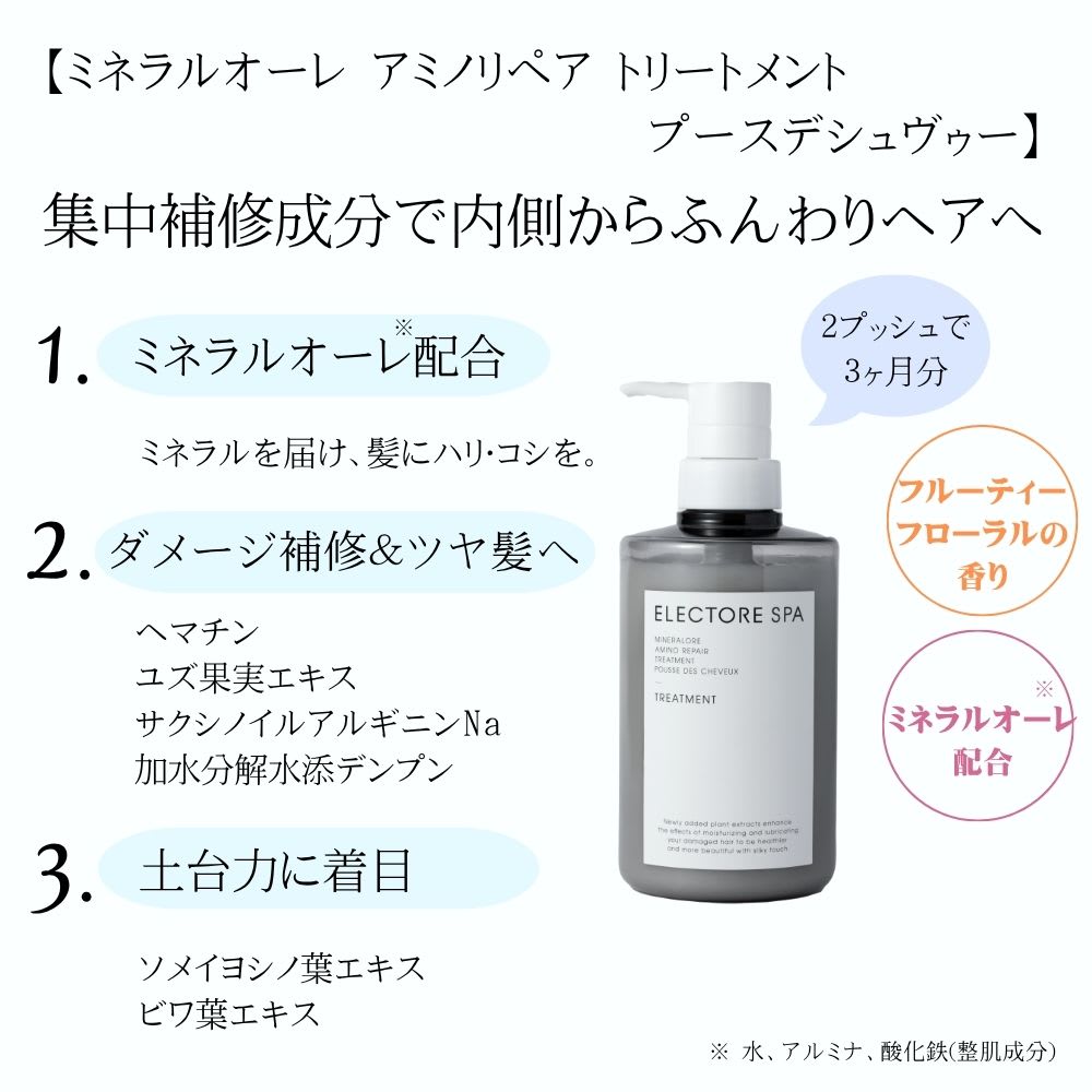 特典付】エレクトーレ アミノスカルプシャンプー＋アミノリペア