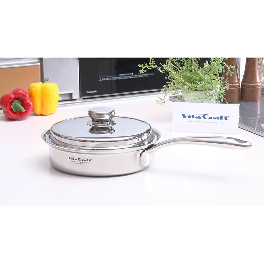 vitacraft/ビタクラフト プレミアムファイブ フライパン24.5cm 通販