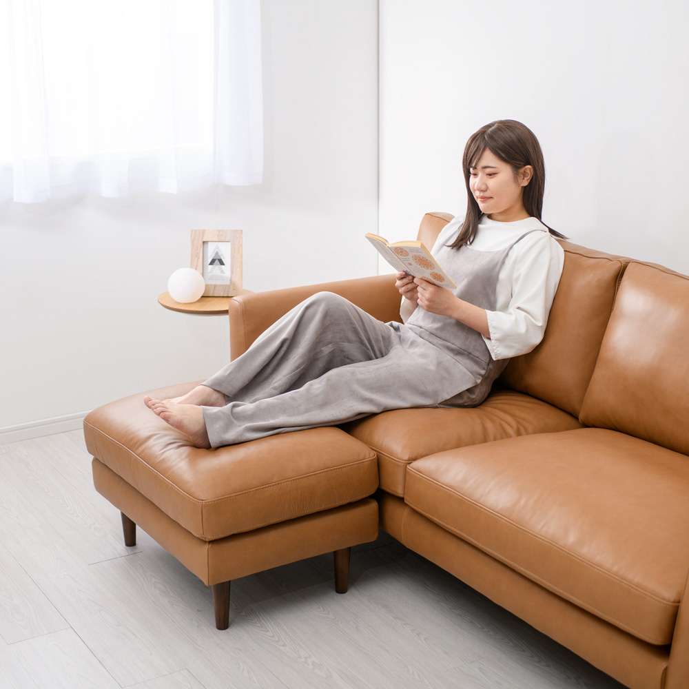 Serum/セラム 総革張りソファ オットマン 幅70cm 通販 - ディノス