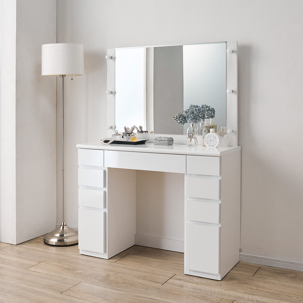 NEWモデル‐LEDライト付きドレッサーシリーズ ドレッサー 幅78.5cm 通販