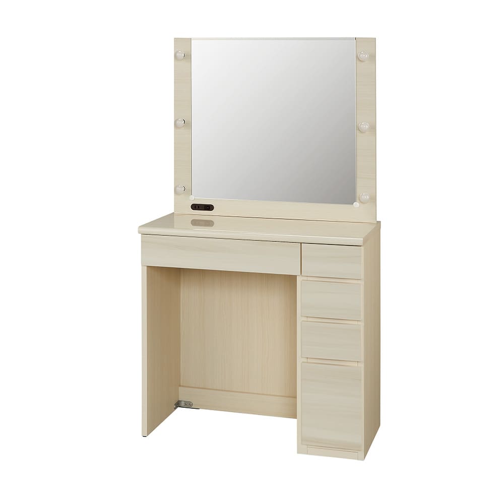 NEWモデル‐LEDライト付きドレッサーシリーズ ドレッサー 幅78.5cm 通販