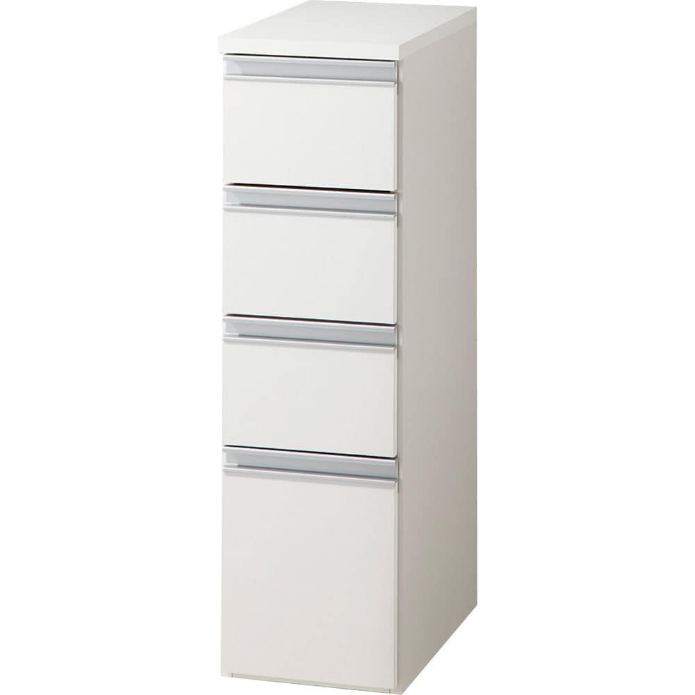 組立不要 収納物に優しい サニタリーすき間チェスト 幅25cm 通販