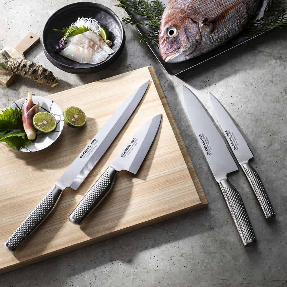 GLOBAL-IST/グローバル・イスト 小出刃12cm（片刃・右利き用） 通販