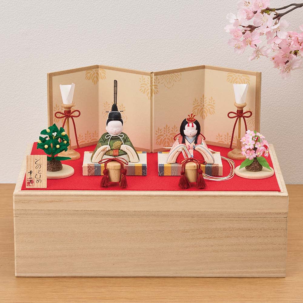 江戸木目込雛人形 桐箱入とのとひめ 通販 - ディノス